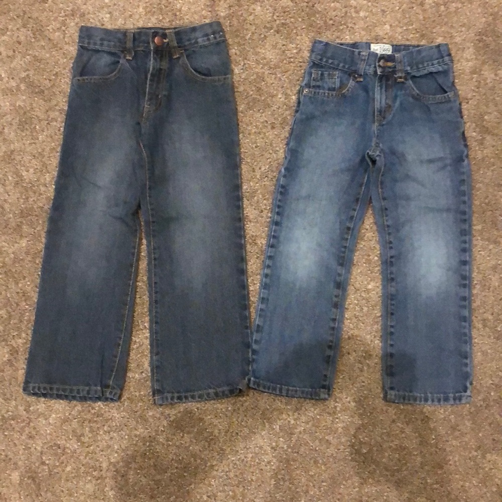 Two pair of boys denim. Gymboree andChildren place